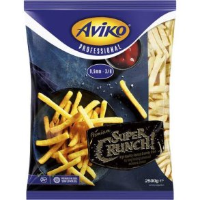 Pommes frites supercrunch, coated, til friture, 9,5 mm, 2,5 kg, FROST