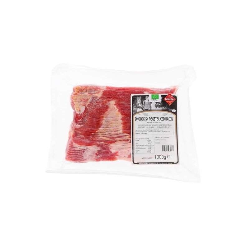 Bacon i skiver, 1 kg kologisk