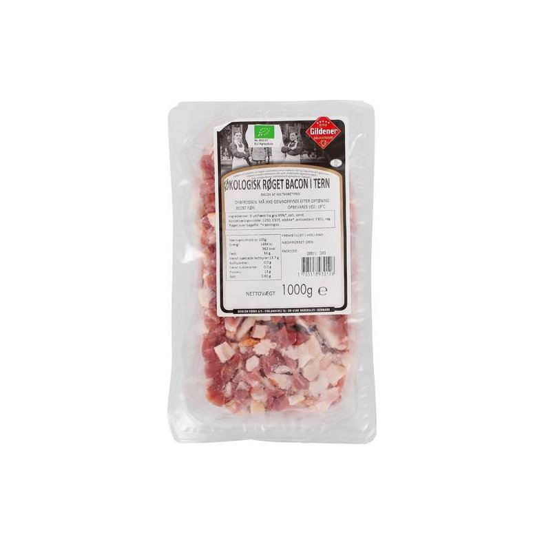 Bacon i tern, 1 kg kologisk