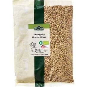Grnne linser, 1 kg, KO