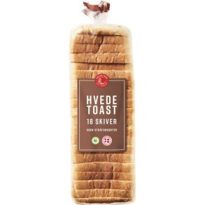 Hvedetoast, 18 skiver/600 g