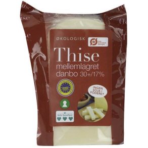 Danbo 30+ (16%), mellemlagret, ca. 550 g, KO