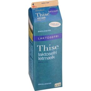 Letmlk 1,5%, laktosefri, 1 l, KO