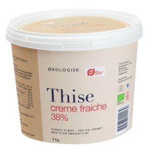 Creme fraiche 38%, ikke homogeniseret, 3 kg, kologisk