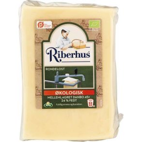 Riberhus 45+ (24%), mellemlagret, til rondel, ca. 730 g, KO