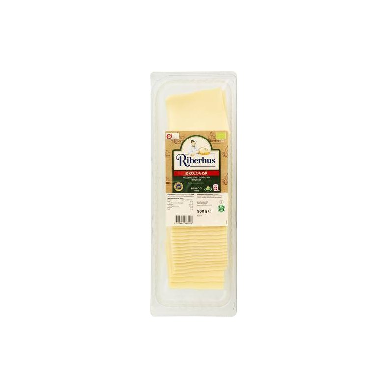 Riberhus 45+ (25%), mellemlagret, taglagt, 900 g, KO