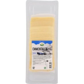Emmentaler 45+/28% i skiver, 750 g