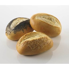 Blandede rundstykker, 3 x 33 x 70 g