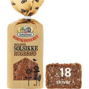 Rugbrd, Solsikke 18 skiver, 700 g, KO
