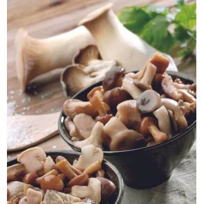 Svampemix med Karl Johan (rrhat), stershatte, shiitake og nameko, 600 g