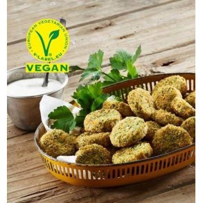 Falafel, ca. 15 g pr. stk, vegansk, 1 kg