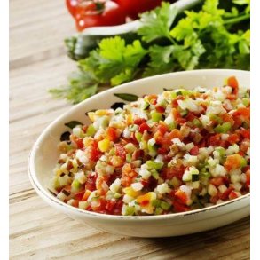 Brunoise mix mediterranean, 2,5 kg