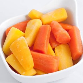 Gulerodsmix klvede, 1 kg, kologisk