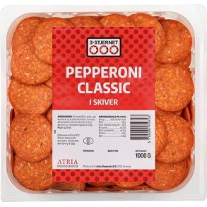 Pepperoni i skiver, classic, 1 kg