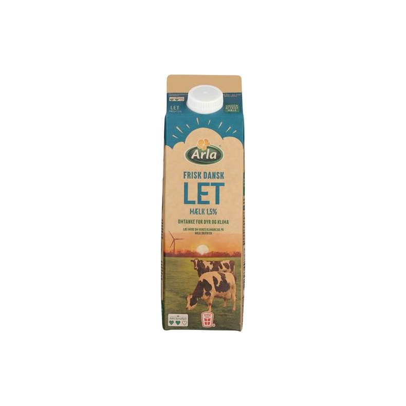 Letmlk Frisk 1,5%, 1 l