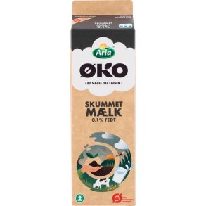 Skummetmlk 0,1%, 1 l, KO