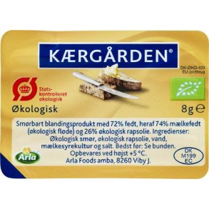 Kuvertsmr Krgrden 70%, 100 x 8 g, KO