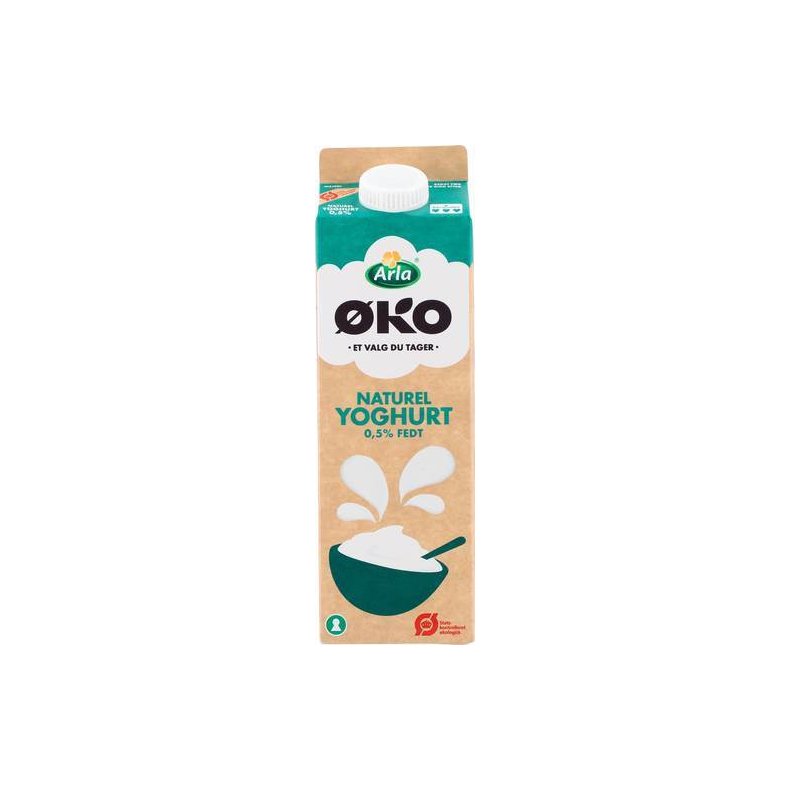 Yoghurt naturel 0,5%, 1 kg, kologisk
