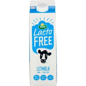 Letmlk 1,5%, laktosefri, 1 l