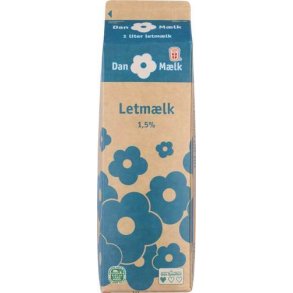 Letmlk Danmlk 1,5%, 1 l