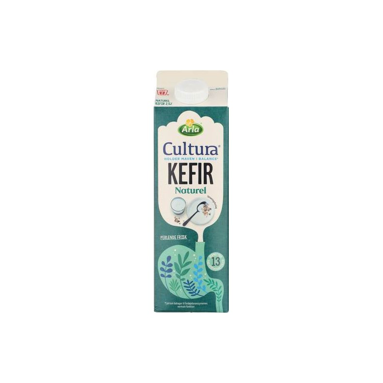 Kefir naturel 2,5%, laktosefri, 1 L