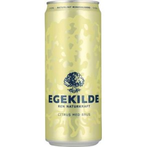 Egekilde citrus m/brus, 24 x 33 cl, (inkl. pant)