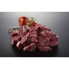 Tern af oksetykkam, 2x2x2 cm, halal, DK, variabel vgt, KO