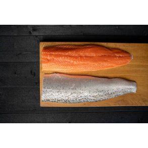 Laksefilet m/skind ASC, trim D, 1,1 - 1,6 kg