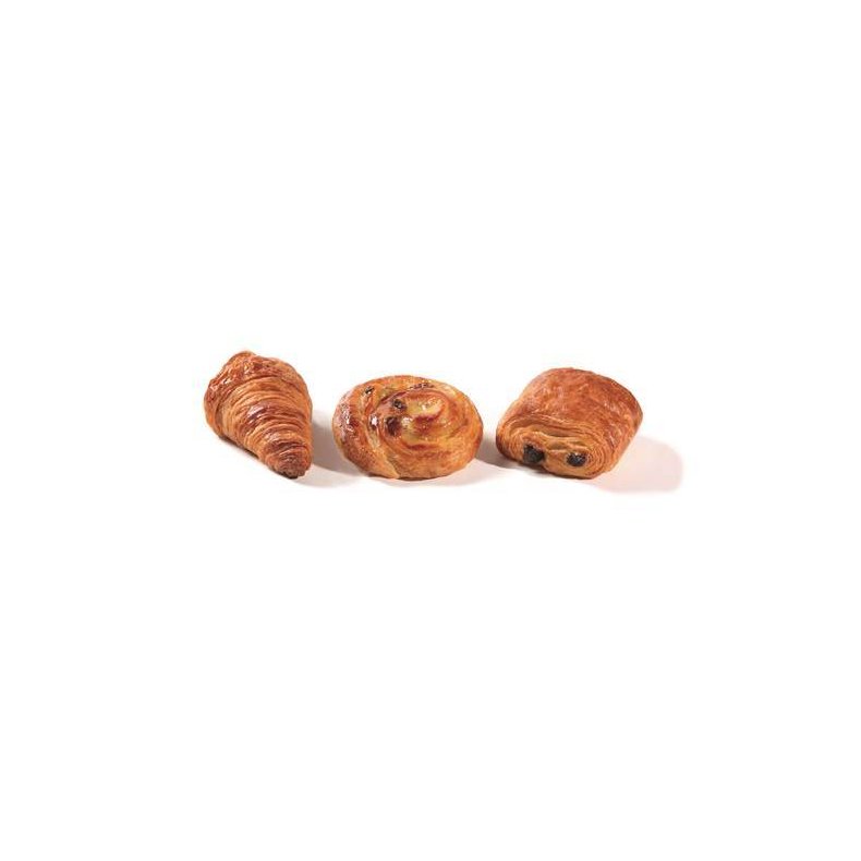 Mini mix, crossaint, pain au chocolate, pain au raisin, 120 x 25 g