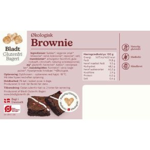 Glutenfri brownie, 8 x 30 g, KO
