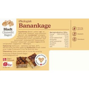 Glutenfri banankage 8 x 40 g, KO