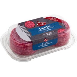 Salami i skiver, dansk, 150 g