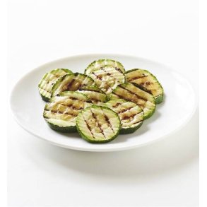Grillede courgetter i skiver, 1 kg