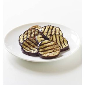 Grillede auberginer i skiver, 1 kg