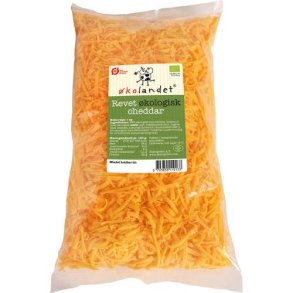 Cheddar 34%, revet, 1 kg KO