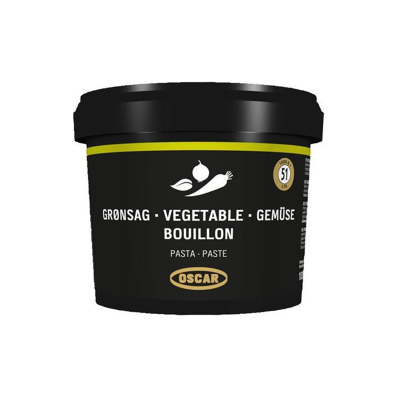 Grntsagsbouillon pasta, giver 51 l, 1 kg