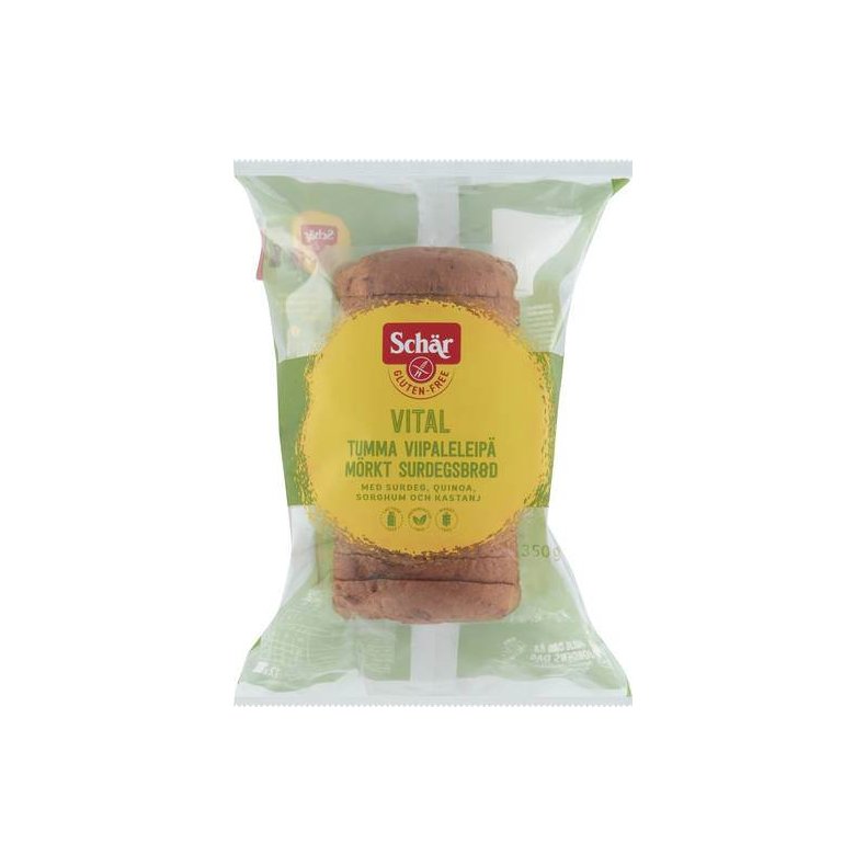 Vital brd i skiver, Gluten- og laktosefri, 12 skiver, 350 g