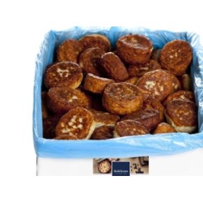 Fiskefrikadeller 76-77 stk. MSC, 65 g, 5 kg