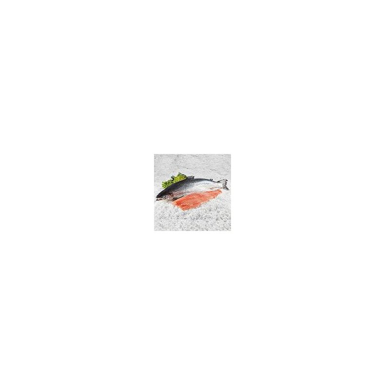 Laksefilet med skind, trim D, Salmo salar, 1,3-1,8 kg