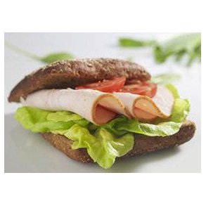 Kalkunbryst m/paprika i skiver, halal, 500 g 