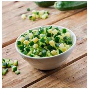 Courgetter i tern, 2,5 kg