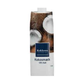 Kokosmlk 18%, tetra, 1 l