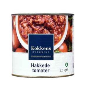 Tomater hakkede, 2,5 kg