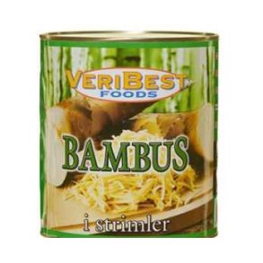 Bambusskud i strimler, 2,95 kg