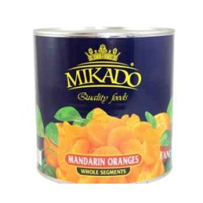 Mandariner i sukkerlage, 2,65 kg