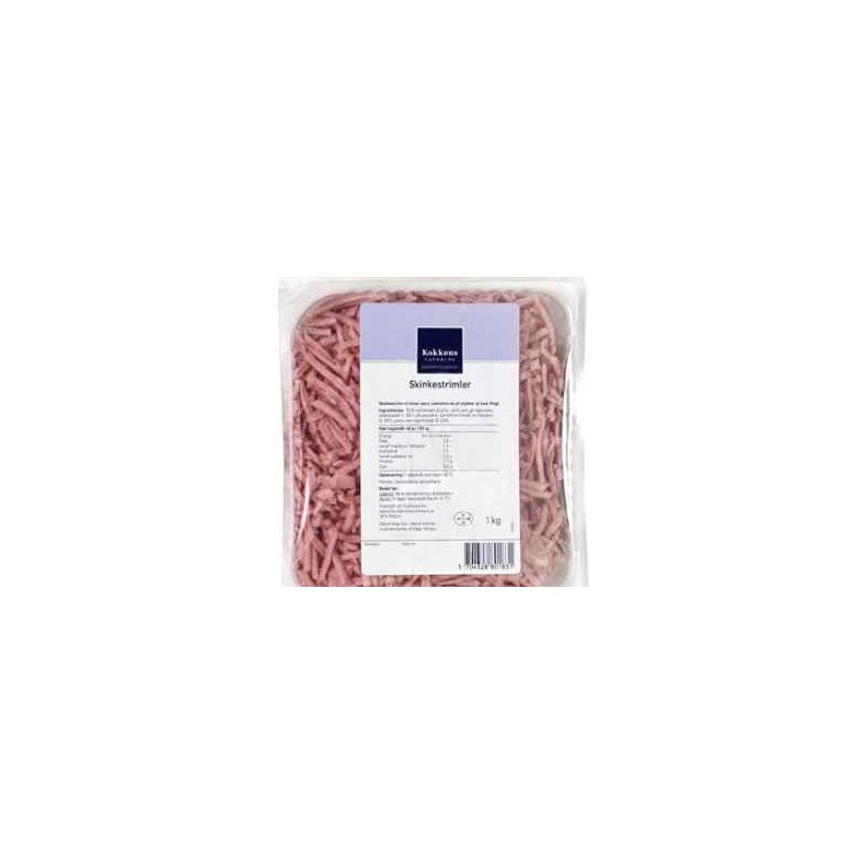 Skinke i strimler, kogt, 1 kg