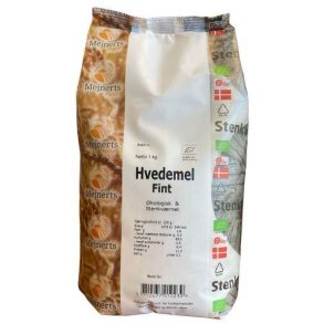 Hvedemel, fint, stenkvrnet, 1 kg, KO