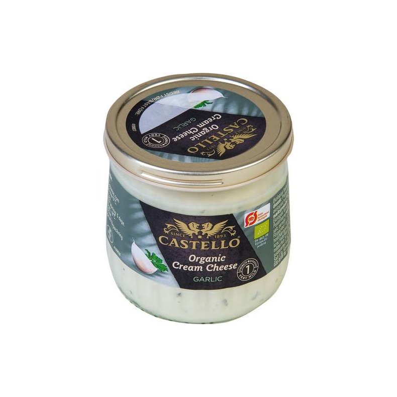 Castello med hvidlg 32%, 150 g kologisk