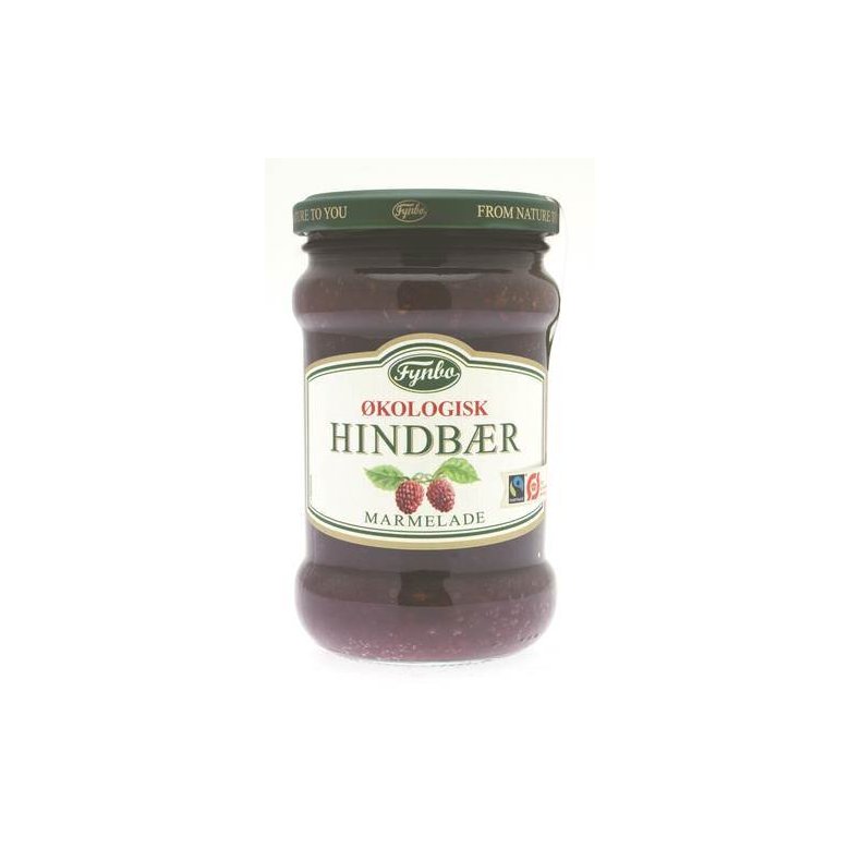 Hindbrmarmelade, 340 g kologisk