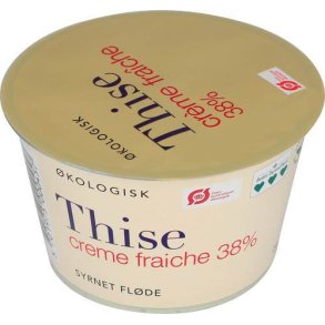 Creme fraiche 38%, ikke homogeniseret, 200 g kologisk